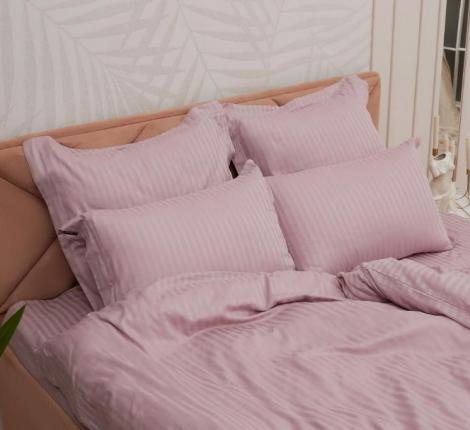 Постельное белье "Sofi de Marko" Моне (лиловый) Страйп Сатин, 1,5 спальный