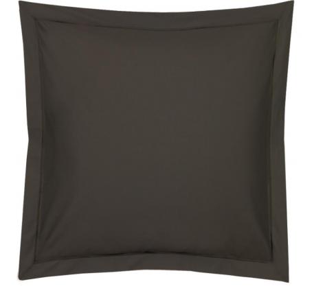 Наволочка "Blanc des Vosges" сатин де люкс 50х70 ebene (темно-коричневый)