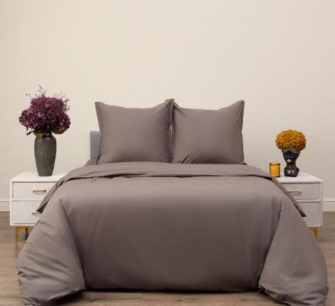 Постельное белье "Siberia" Сэнди (графит) Ранфорс, 1,5 спальный (70х70)
