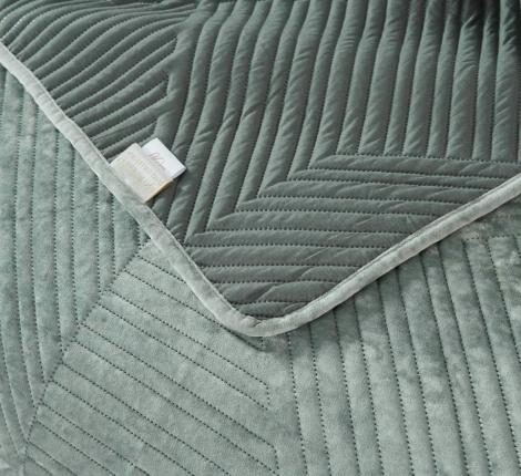 Покрывало "Sofi de Marko" Патрисия (изумруд 1) Велюр, 240х260