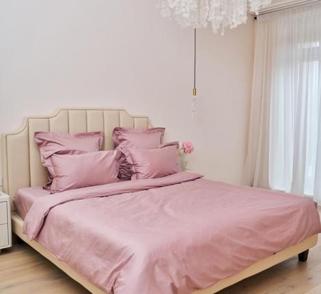 Постельное бельё Luxberry "DAILY BEDDING" Cатин ДеЛюкс Евро, пыльная роза