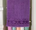 Полотенце махровое 70х130 AMBIELLA "LEAF", фиолетовый