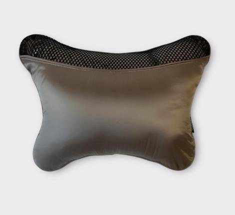 Дорожный плед-пончо пуховый "Travel Cape Plaid Grass" Milk Chocolate, 130х170