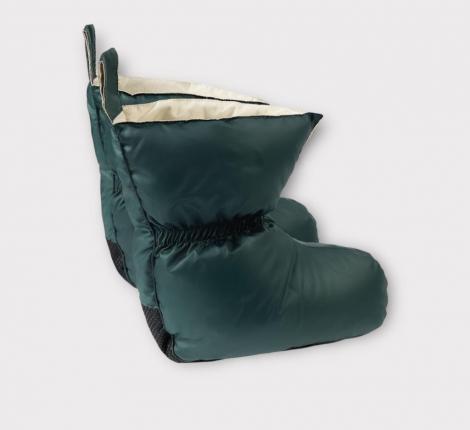 Сапожки-носочки пуховые "Comfort Socks Travel Grass" DARK GREEN, 40-45 р.