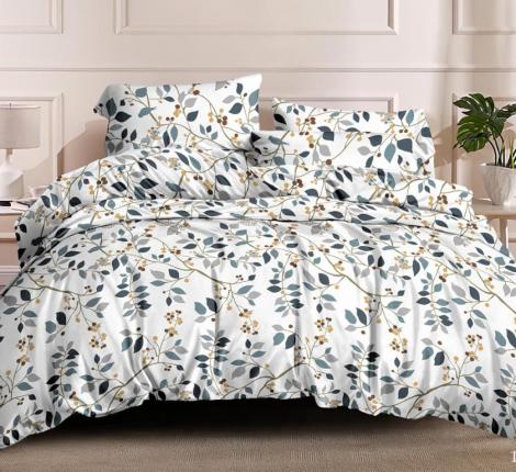 Постельное бельё "Cleo" Art Color 15/109-AC Полисатин, 1,5 спальный