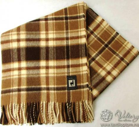 Плед INCALPACA (55% шерсть альпака, 45% шерсть мериноса) PP-31, 150x200