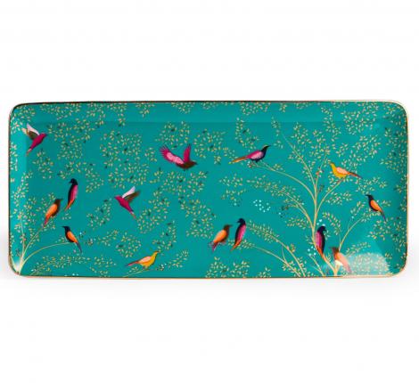 Блюдо "GOLDEN BIRDS" 419-149, 36*16*1,5 см