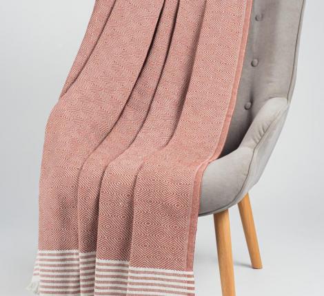 Плед "OLIVIA" кирпичный, 170Х210