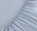 Простыня на резинке "Sofi de Marko" Марми (голубая) Сатин, 180х200х30