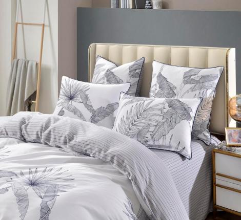 Постельное белье "Sofi de Marko" Агнес (серая) Сатин, 2 спальный