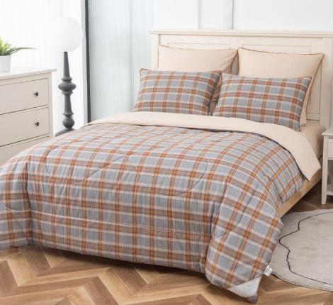 Постельное белье с одеялом "Sofi de Marko" Ришелье №38 Сатин, 1,5 спальный