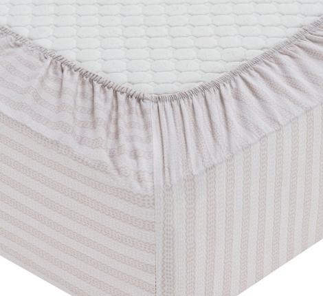 Простынь сатин на резинке PCT-3, 140x200х25