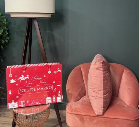 Полушка декоративная "Sofi de Marko" Адора (терракот) Велюр, 55х55
