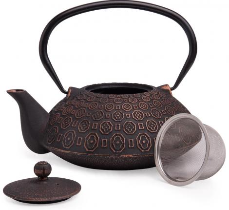 Заварочный чайник чугунный "Lefard" 734-1009 с эмалированным покрытием внутри, 1200 мл