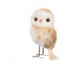 Сова "GOODWILL" (кремовый с коричневым) правая, 16 см