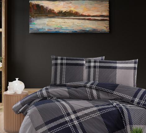 Постельное бельё "DO&CO" VELDOR (синий), Евро