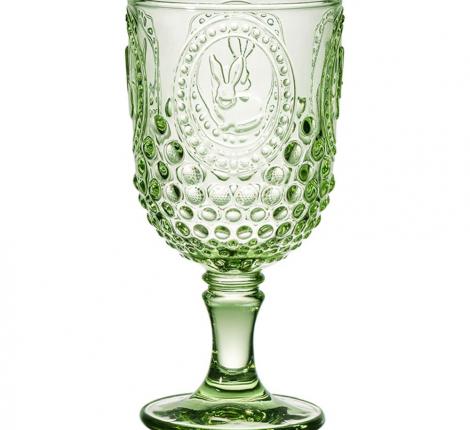 Набор бокалов для вина 4 штуки "SUNDAY" GREEN, 280 мл