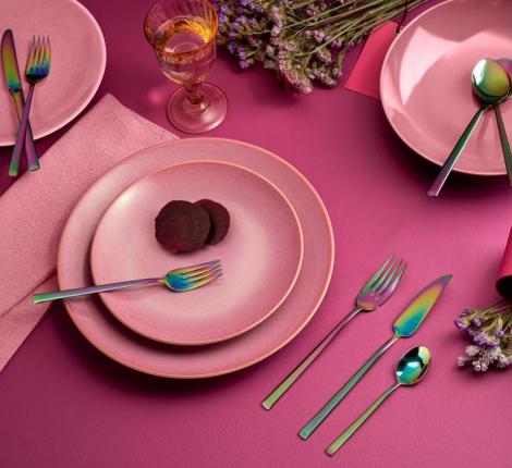 Набор столовых приборов "HERDMAR" ARCO BRIGHT RAINBOW 41 на 6 персон, 24 предмета