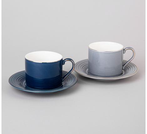 Чайный набор "TOP STYLE" 42-544 на 2 персоны, 4 предмета (250 мл)