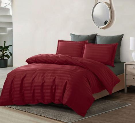 Постельное белье "Valtery" OD-87 Страйп Сатин, 2 спальный