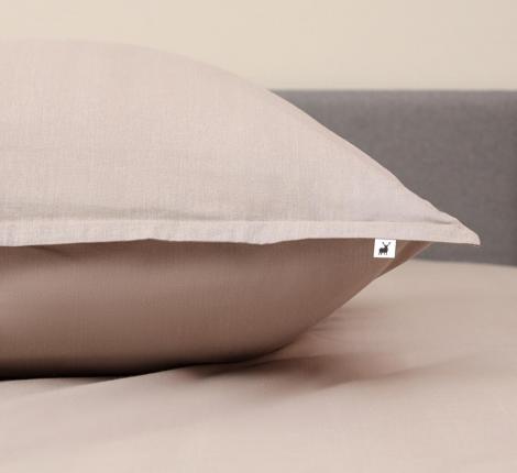 Постельное белье "Siberia" Сэнди (капучино) Ранфорс, 1,5 спальный (70х70)