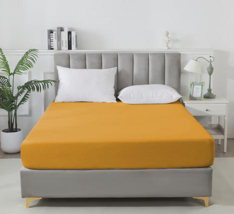 Простыня на резинке Tango SOHO (жёлтый), 160x200