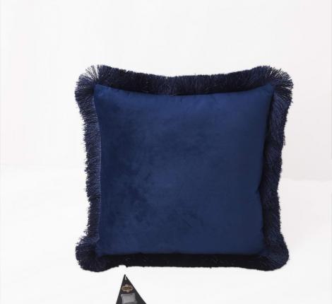 Наволочка декоративная "Sofi de Marko" Фаина (сапфир) Велюр, 45х45 (1шт.)
