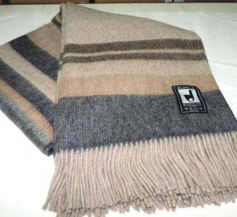 Плед INCALPACA (55% шерсть альпака, 45% шерсть мериноса) PP-56, 170x210