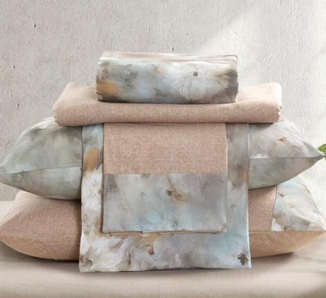 Постельное бельё "KARTEKS" жаккардовый сатин АКВАРЕЛЬ CVP 08, 2 спальный