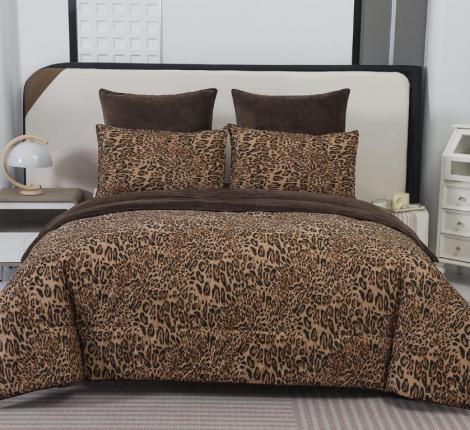 Постельное белье с одеялом "Sofi de Marko" Роберто №4 Велюр/Сатин, Семейный