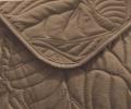 Покрывало из бархата "KARTEKS" 03, 240х260 (50х70-2 шт), коричневый