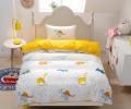 Постельное белье детское "Sofi de Marko" Дино (желтый) Сатин, 1,5 спальный