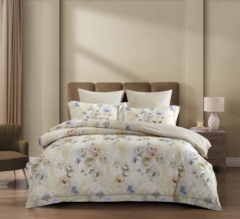 Постельное белье "Asabella" 2287-6 Фланель, Евро