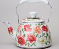 Чайник  "БЕЛЫЕ МАКИ", 1,5 л