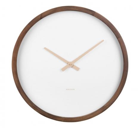 Часы настенные Karlsson "ANCHO" LARGE (темное дерево), 50х50х8 см