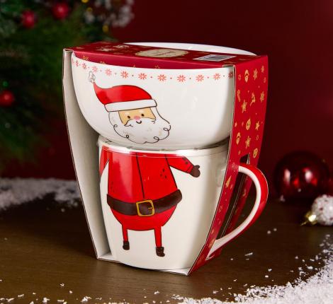 Набор посуды "ДЕД МОРОЗ", 2 предмета