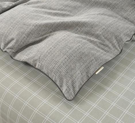 Постельное белье "Sofi de Marko" Акела (серый) Сатин, Семейный