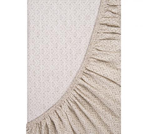 Простынь сатин на резинке PCT-4, 140x200х25