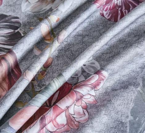 Постельное белье "Asabella" 2295-6 Фланель, Евро