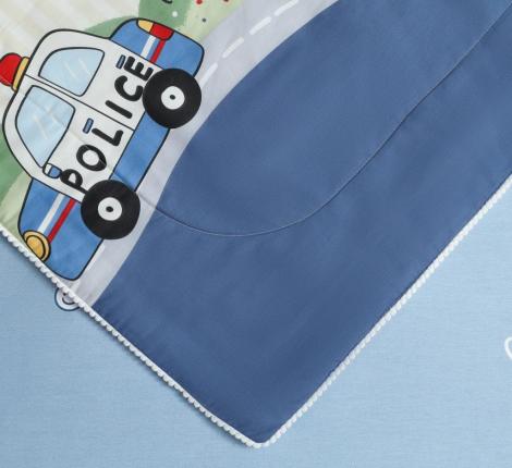 Постельное белье детское с одеялом "Sofi de Marko" Машинки Сатин, 1,5 спальный