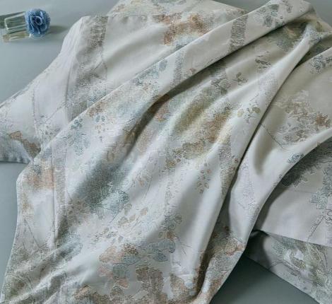 Постельное бельё с одеялом "Asabella" 2261-2OSP Мако-Сатин, Семейный