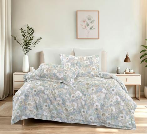 Постельное бельё "Asabella" 2432-6 Фланель, Евро