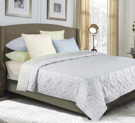 Одеяло-покрывало "Primavelle" Organic Cotton 150х220, Серо-голубой