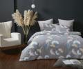 Постельное белье с одеялом "Kazanov.A." Мейбл (жемчуг платина) Велюр/Egypt Cotton, Евро