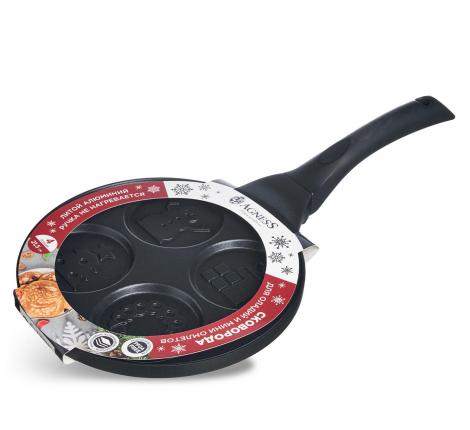 Сковорода для оладий "AGNESS" 932-033, диаметр 21.5 см