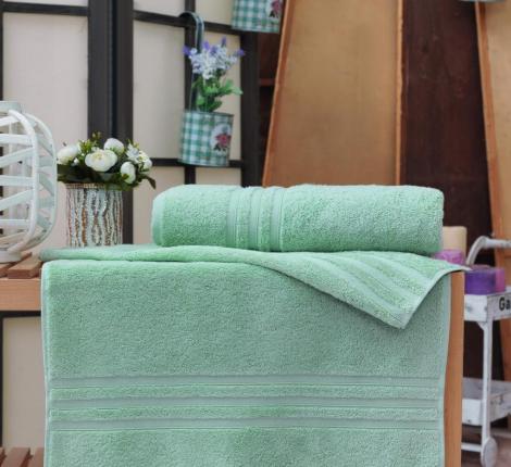 Полотенце махровое "Sofi de Marko" SILA (светло-зелёный), 70х140