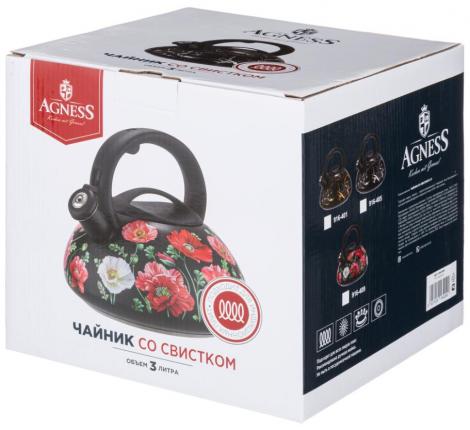 Чайник со свистком "МАКИ", 3,0 л