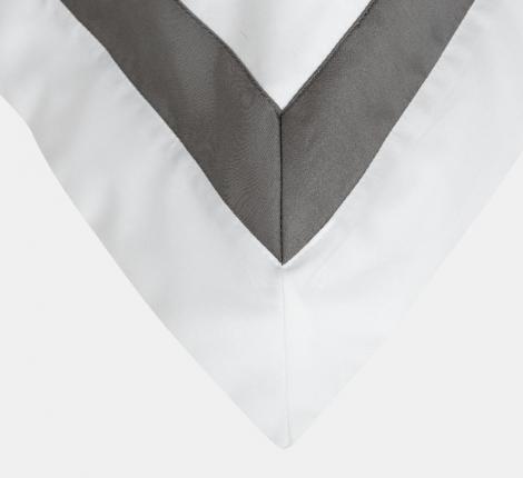 Наволочка с широкой отделкой "ALPINE GRAPHITE ALLURE GRASS" Мако-Сатин, 70х70 (2шт)