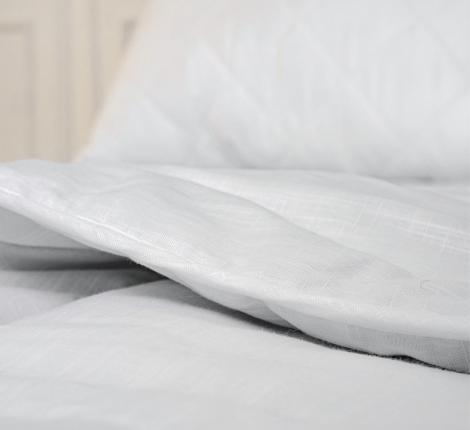 Одеяло всесезонное Лежебока "ЛЁН и БАМБУК" в сатине, 172х205