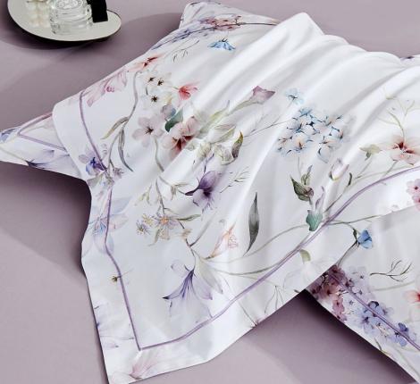 Постельное белье с одеялом "Asabella" 2179-2OSP Мако-Сатин, Семейный